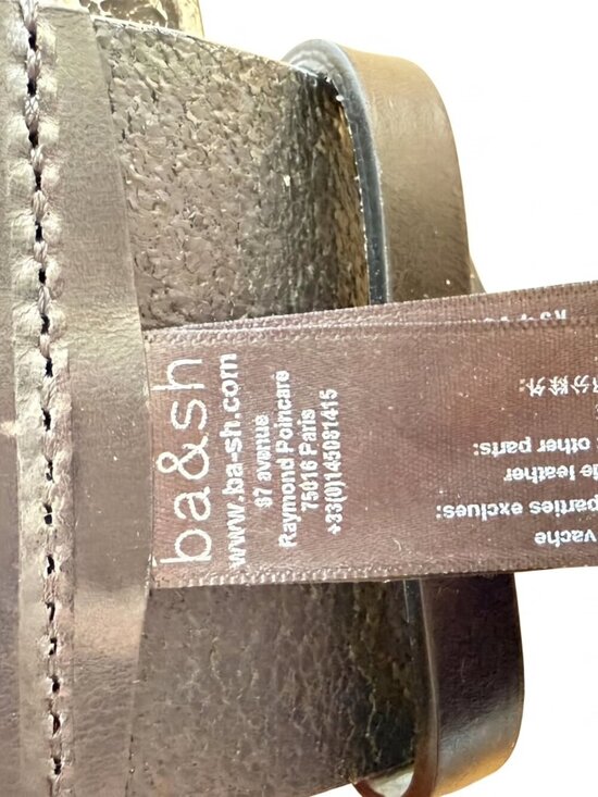 ba&sh Blaire Leather Wide Belt – Black (Size 75 cm / XS ) NWOT main image 4
